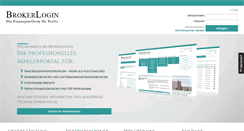 Desktop Screenshot of broker-login.de